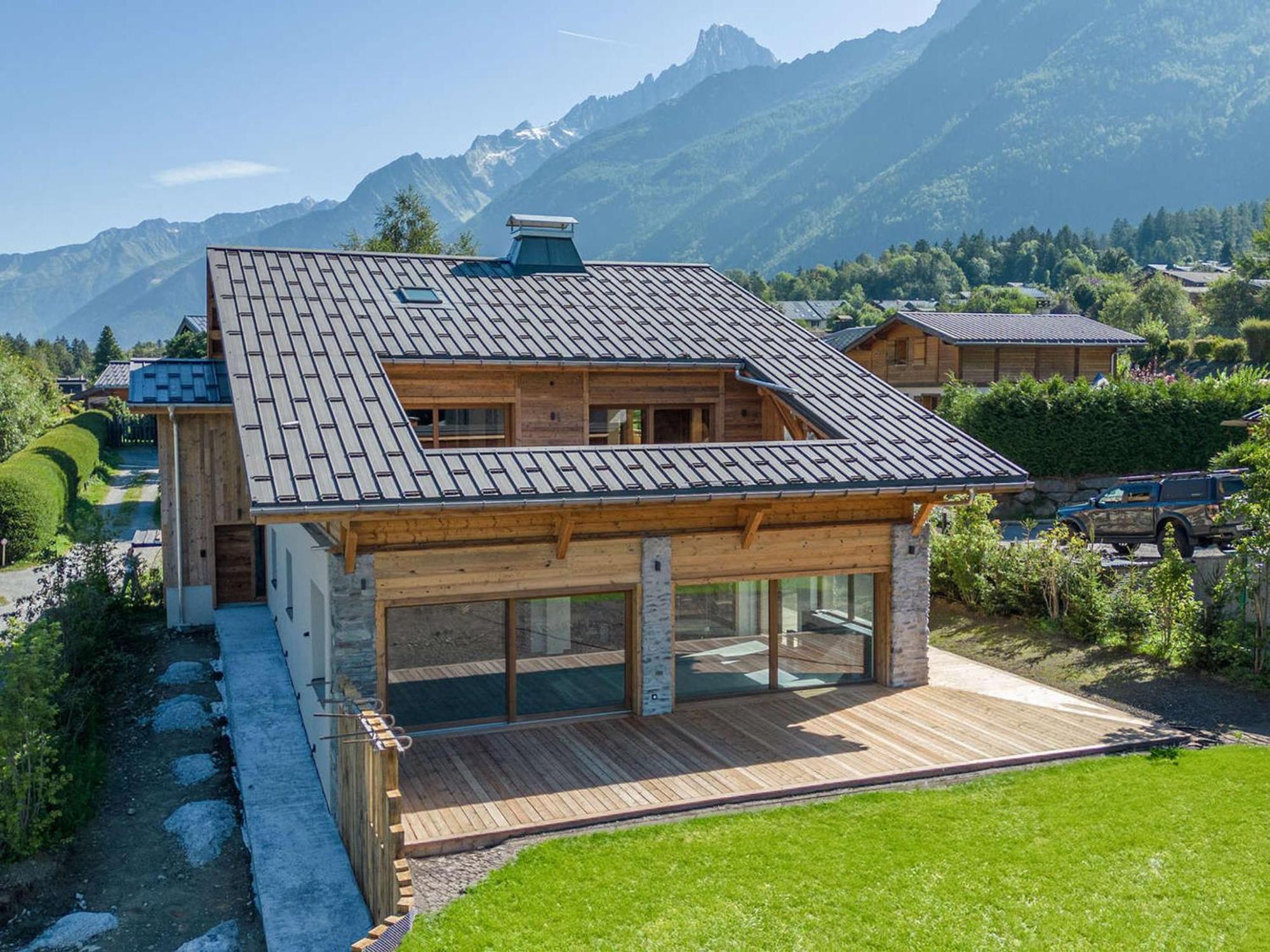 Chalet De Luxe Avec Piscine Interieure Et Sauna, Proche - Fr-1-343-261 Chamonix Mont Blanc